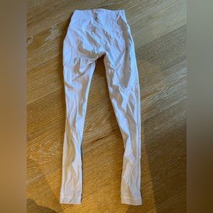 Lululemon White Leggings size 4